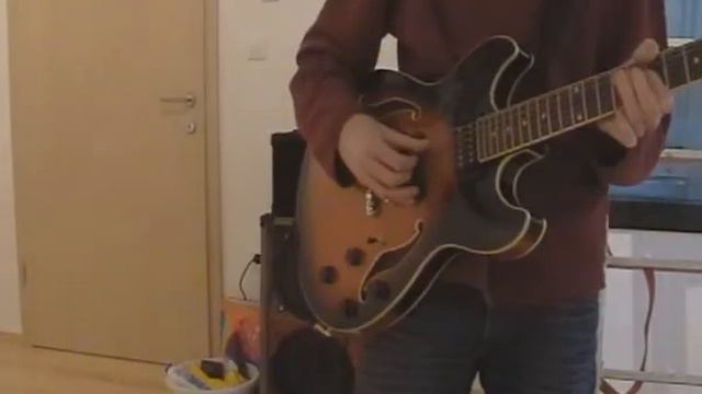 Ibanez AS73 w/ custom pickups смотреть онлайн