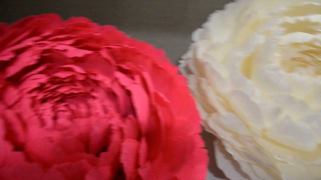 ПИОНЫ. БОЛЬШИЕ ЦВЕТЫ ИЗ БУМАГИ. БУМАЖНЫЕ ЦВЕТЫ. ВИДЕО МАСТЕР-КЛАСС СКОРО смотреть онлайн