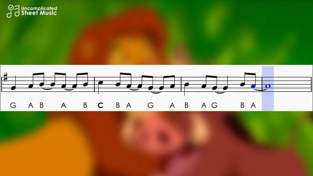 The Lion Sleeps Tonight | Sheet Music with Easy Notes for Recorder, Violin Beginners Tutorial смотреть онлайн