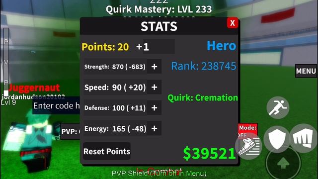 [CODE] *NEW* BEST STATS FOR *CREMATION* | My Hero Mania смотреть онлайн