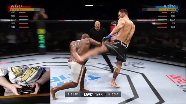 ? Andre Bishop Stipe Miocic ? UFC 4 online! ! ! GAMEPLAY ! ! ! ? UFC 4 quick fight ? смотреть онлайн