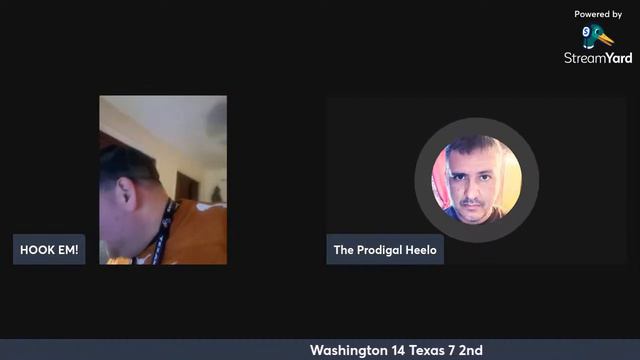 TEXAS VS WASHINGTON PLAYOFF WATCH ALONG WITH THE PRODIGAL HEEL