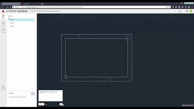 AutoCAD 2019 New Features - Web App смотреть онлайн