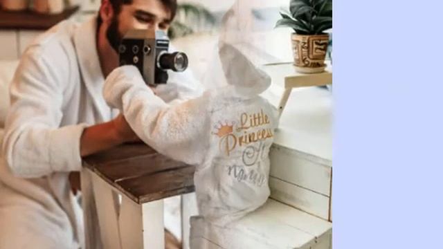 Махровые халаты c вышивкой. Именная вышивка. Лисица Мастерица. смотреть онлайн