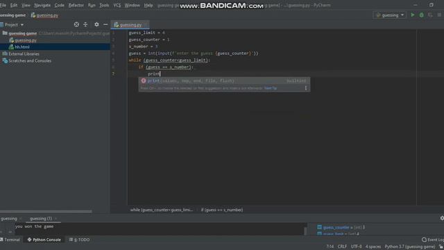 how to make guessing game in python by using ifelse and while loop in hindi смотреть онлайн
