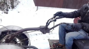 Переключение передач на мотоблоке