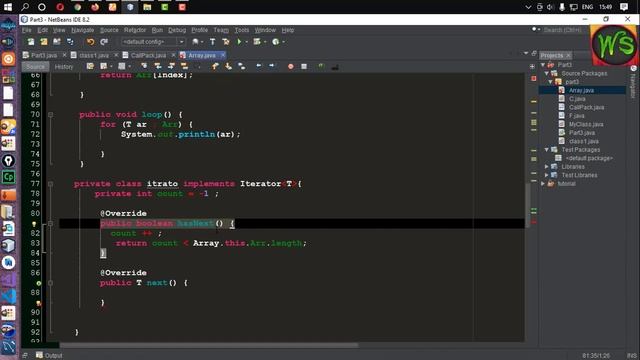الدرس 12ج3 كورس الجافا مثال على استخدام المكرر Example Iterator смотреть онлайн