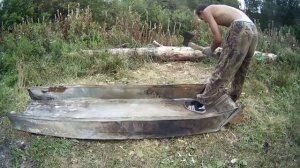 Лодка своими руками из листа железа.