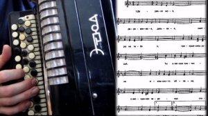 ДЕРЕВНЯ МОЯ - НА БАЯНЕ С НОТАМИ.mp4