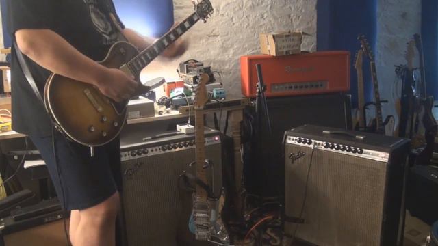 Fender Super Reverb 1973 (non-MV) + LP Custom Shop Custom 1958 RI смотреть онлайн
