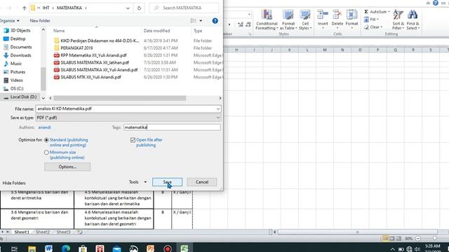 CARA CEPAT CONVERT / UBAH EXCEL 2010 KE PDF TANPA APLIKASI ONLINE (HOW TO CONVERT EXCEL TO PDF) смотреть онлайн