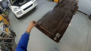 Тележка подкатная для работы под автомобилем, своими руками.