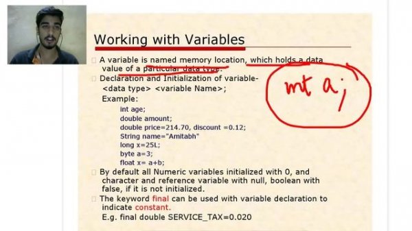 Beginner Java Tour Part 4 - Keywords and Literals in Java |  Class XII - Information Practices