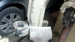 Замена сайлентблока переднего рычага Opel.