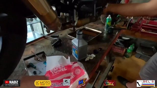 Big Bike Change Oil | SUZUKI GSX-S750  #bigbike #changeoil #suzukigsxs750 #motovlog