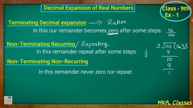 Decimal Expansion of Real Numbers Class - 9th CBSE NCERT смотреть онлайн