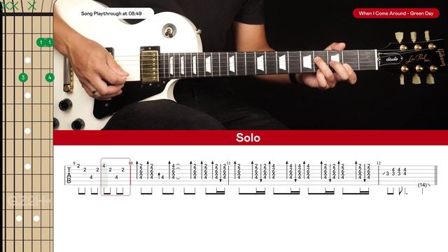When I Come Around Guitar Tutorial Green Day Guitar Lesson |Chords + TAB| смотреть онлайн