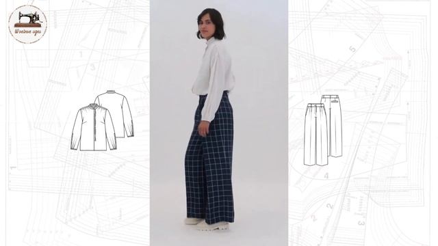 KNIPMODE 1/2023 (Netherlands) Технические рисунки. Домашняя одежда и мужская рубашка смотреть онлайн