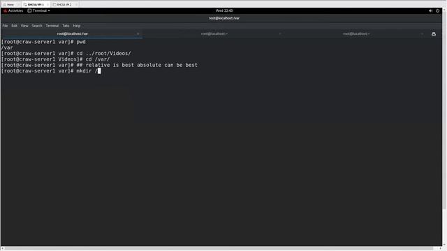 RHCSA Training in Delhi | Linux basic commands | Part 4 | Relative and Absolute Path | File System смотреть онлайн