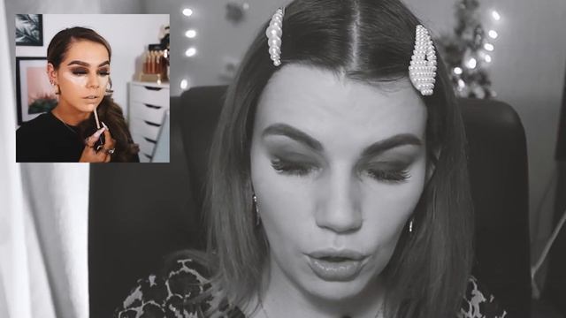 ПОВТОРЯЮ МАКИЯЖ БЛОГЕРА (Делаю Макияж по Туториалу) Вечерний Макияж смотреть онлайн