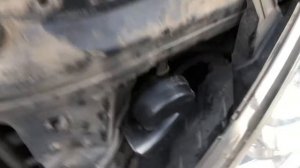 Hyundai Grand starex H1 i800 installing xenon bulb hid установка ксенона H7 лампы