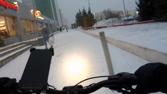 электровелосипед с шипованным колесом. #электровелосипед #велогибрид смотреть онлайн