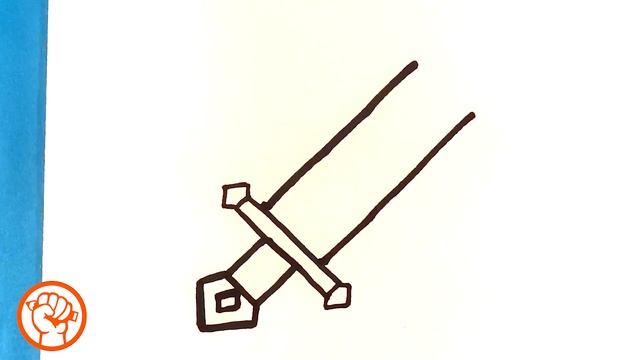 How to Draw Minecraft Sword - Easy Pictures to Draw смотреть онлайн