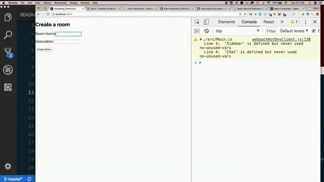 Day 9 - Afternoon, part 5: Add (partially working) RoomForm component - XTBC 2018 Session 3 смотреть онлайн