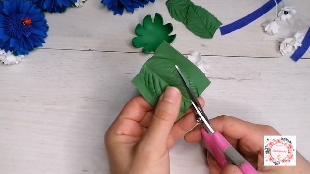 Идеальны для школы. Васильки из фоамирана. смотреть онлайн
