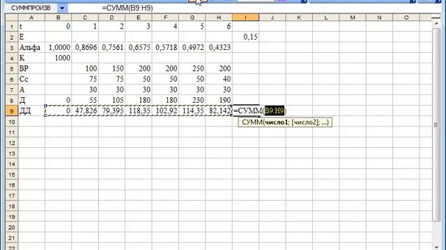 Определение IRR с помощью формулы или подбора параметра смотреть онлайн