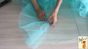 ?Шью детское платье из фатина?