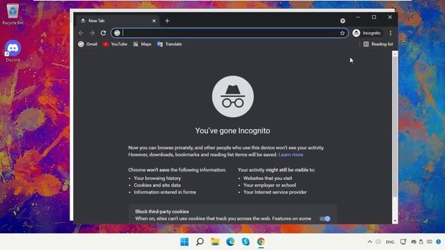 Как открыть новую вкладку инкогнито в Chrome в Windows 11 смотреть онлайн
