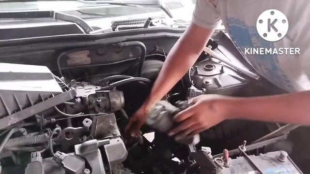 Replacing Starter of Nissan GX l Paano magpalit Ng Starter смотреть онлайн