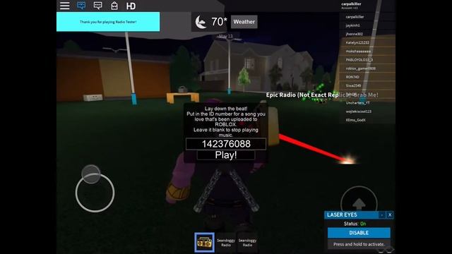 Roblox I’d code for crab rave ??? смотреть онлайн