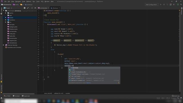 Create eCommerce Website in Php | Contact Us Form Part-09 смотреть онлайн