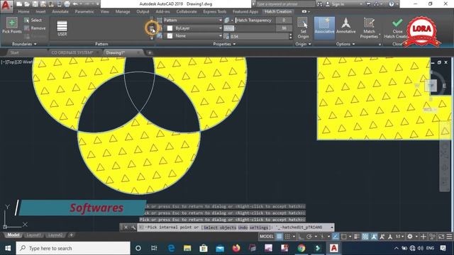 AutoCAD Tutorials In Telugu || Hatch, Gradient|| 2D 18 || By LORA Softwares смотреть онлайн