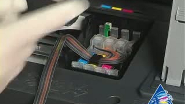 Установка СНПЧ на EPSON TX117, TX119 смотреть онлайн