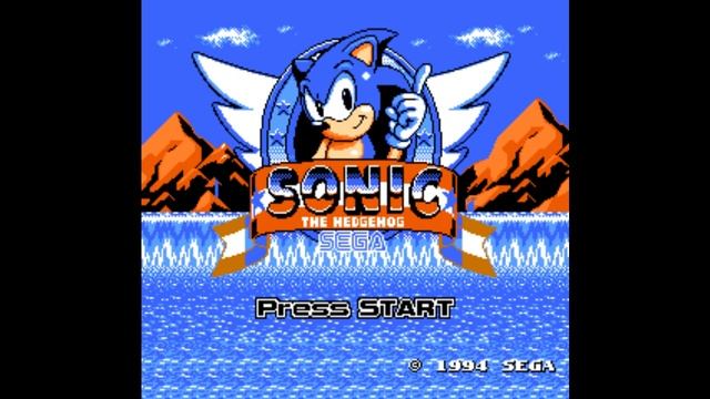 Sonic The Hedgehog NES Music - Title Screen смотреть онлайн
