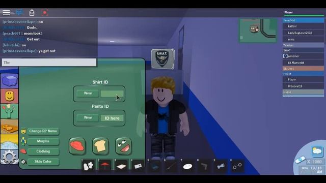 Police uniform Codes-ROBLOX The Neighborhood of Robloxia смотреть онлайн