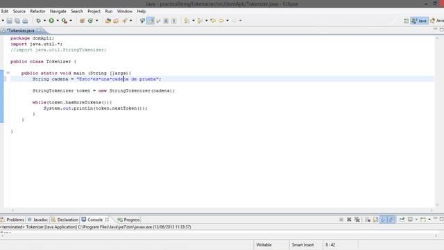 Tutorial Java - Uso de la clase StringTokenizer смотреть онлайн