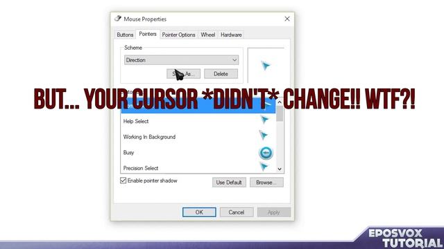 HOW TO CHANGE YOUR CURSOR ON WINDOWS 10 (No installation!) смотреть онлайн