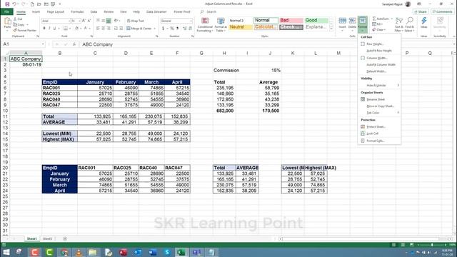 Excel in Hindi- Row & Columns - Height & Width Hide & Unhide | WorkSheet & WorkBook - Hide & Unhid смотреть онлайн