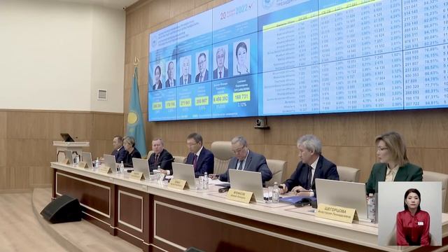 ҚР ОСК отырысы / Заседание ЦИК РК (22.11.2022-11:00) смотреть онлайн