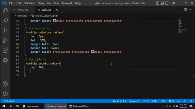 Tooltip javascript tutorial with source code | JS, HTML & CSS tooltip смотреть онлайн