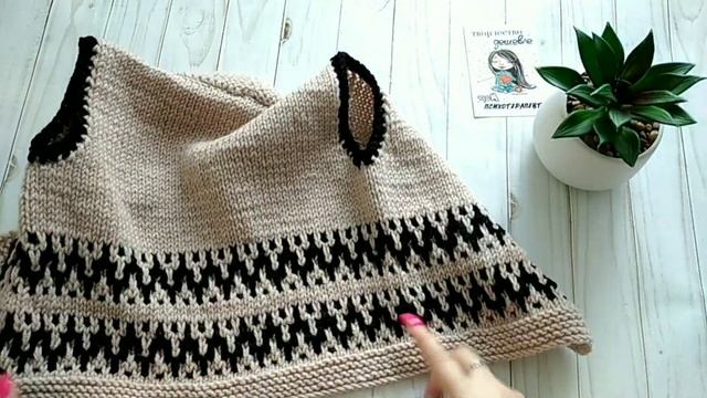 ВЯЗАНИЕ ? Готовая работа и процессы / Жилетка спицами / комбинезон / Жилетка крючком. смотреть онлайн