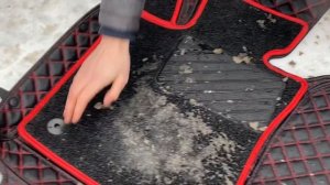 Сравнение 3D ковров из экокожи с ковриками EVA