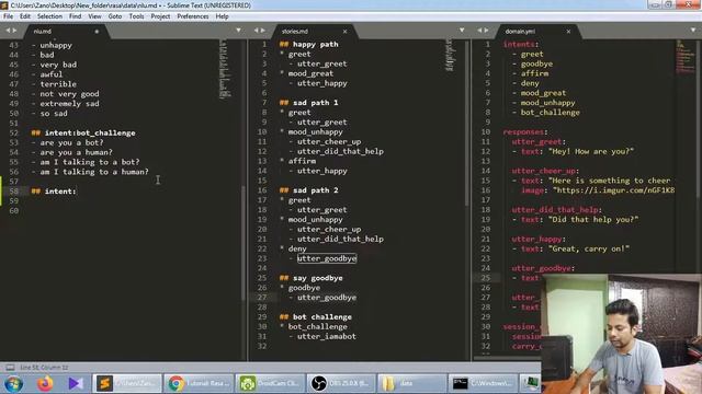 RASA chatbot tutorial for Beginners. смотреть онлайн