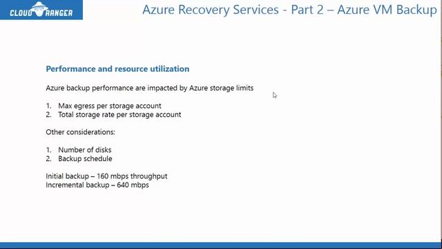Microsoft Azure Training - [42] Azure Recovery Services - Part 2 - Azure VM Backup (Exam 70-533) смотреть онлайн