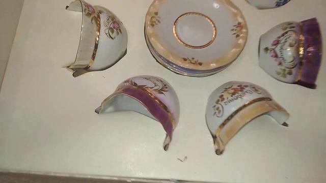 Рубрика между прочим. Бабушкин сундук. Чайный сервиз Неделька. Коростень. #коллекция #фарфор #арт смотреть онлайн