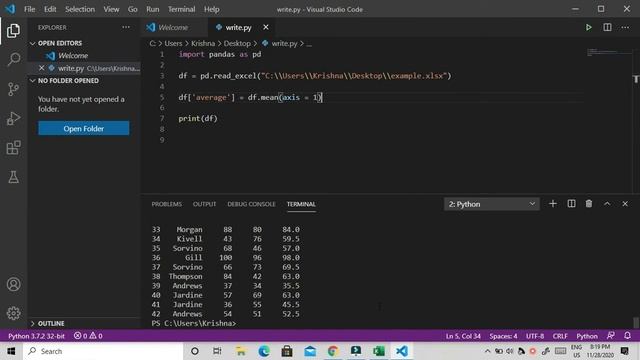 Modifying and Exporting an Excel File using Python смотреть онлайн